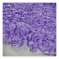 Tessuto di fiori da ricamo 3d tessuto da ricamo da ricamo verde viola